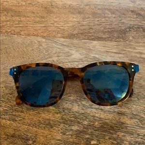 MARC BY MARC JACOBS turtoise shell and blue lens